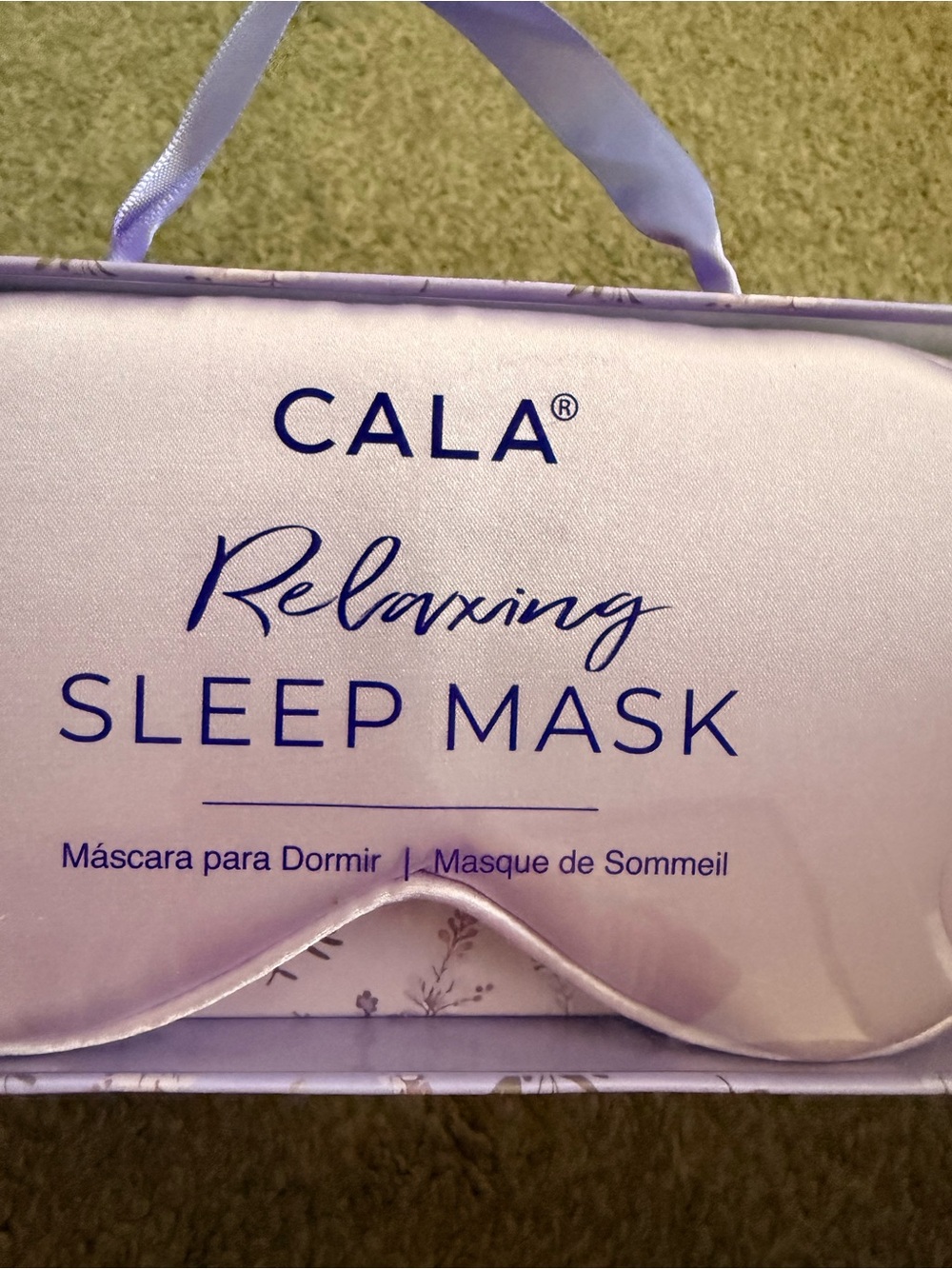 Relaxing Sleep Mask - Light Lavender